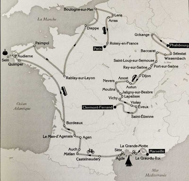 P HUMM CARTE DE FRANCE